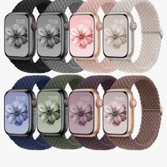 Brand New Stylish Smartwatch Bands Set 8 set - Picture 1 of 12